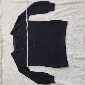 H&M Sparkle Deep V Back Sweater